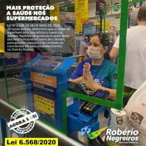 Ibaneis sanciona lei que obriga supermercados e varejistas a adotar medidas de higienização no DF
