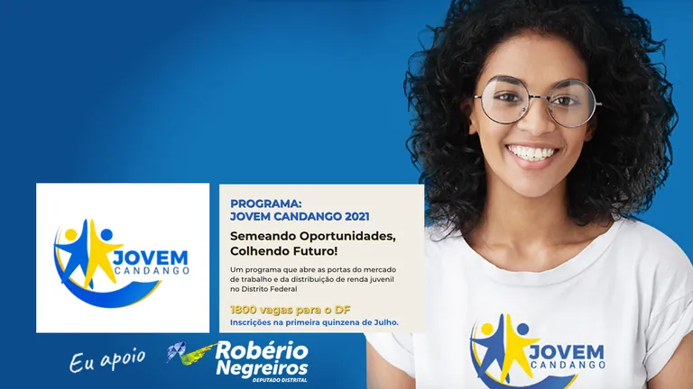 ”GDF cria 1.800 vagas para promover o trabalho juvenil”, diz Robério