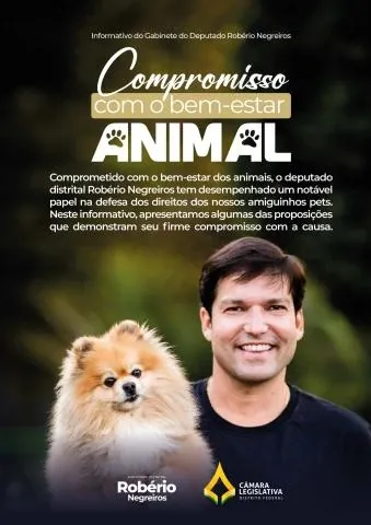 Capa do informativo Compromisso com o bem-estar animal, de 2026