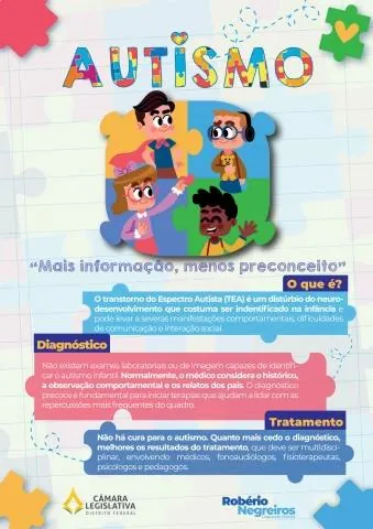 Capa do informativo Autismo: mais informação, menos preconceito, de 2024