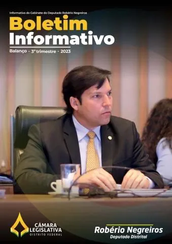 Capa do informativo Boletim do 3º trimestre, de 2023
